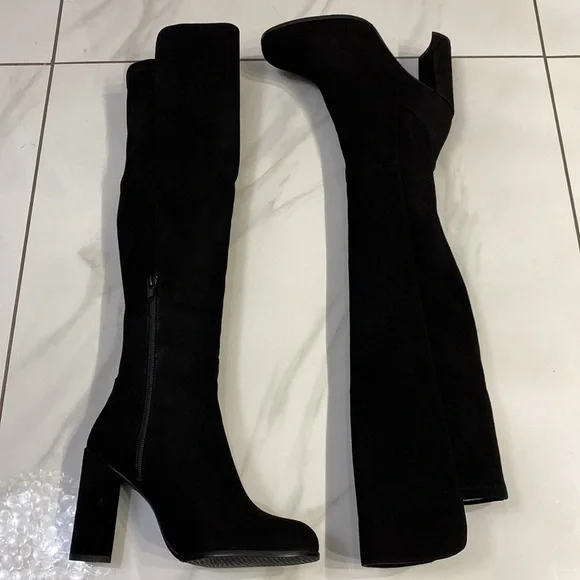 STUART WEITZMAN suede over the knee boots ankle zipper size 6 new condition ⭐️⭐️ - Picture 10 of 17